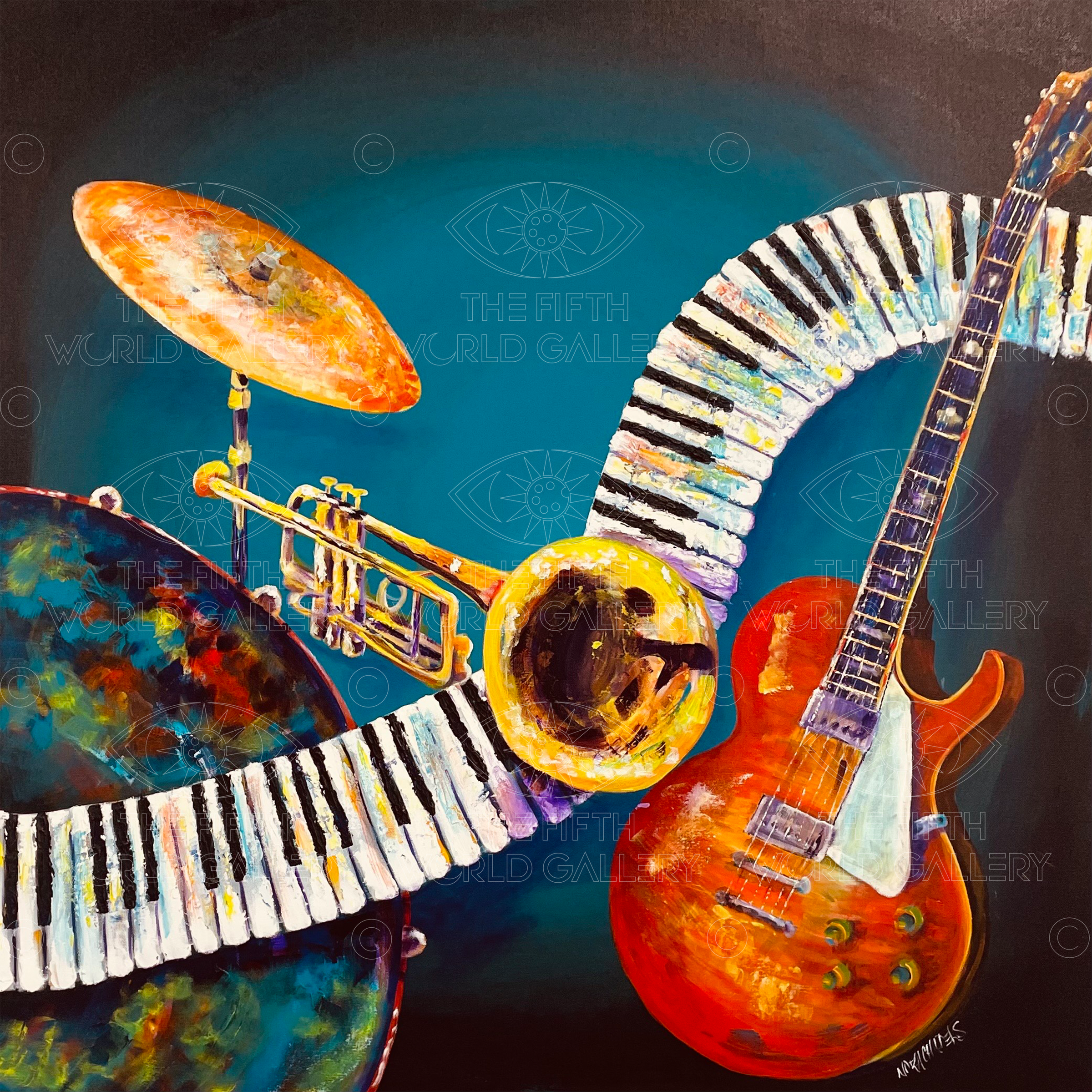 絵画 INSTRUMENTS DE MUSIQUE ET COMPOTIER The world of musical instruments | Europeana